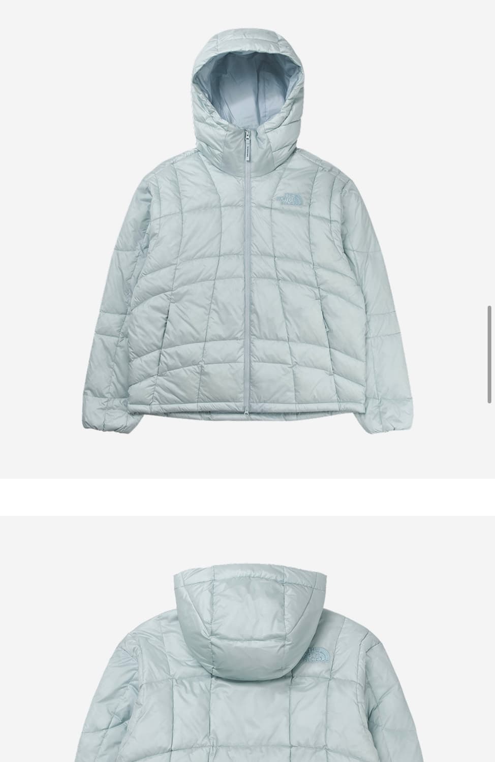 노스페이스 경량패딩 라이트블루  상품이미지1