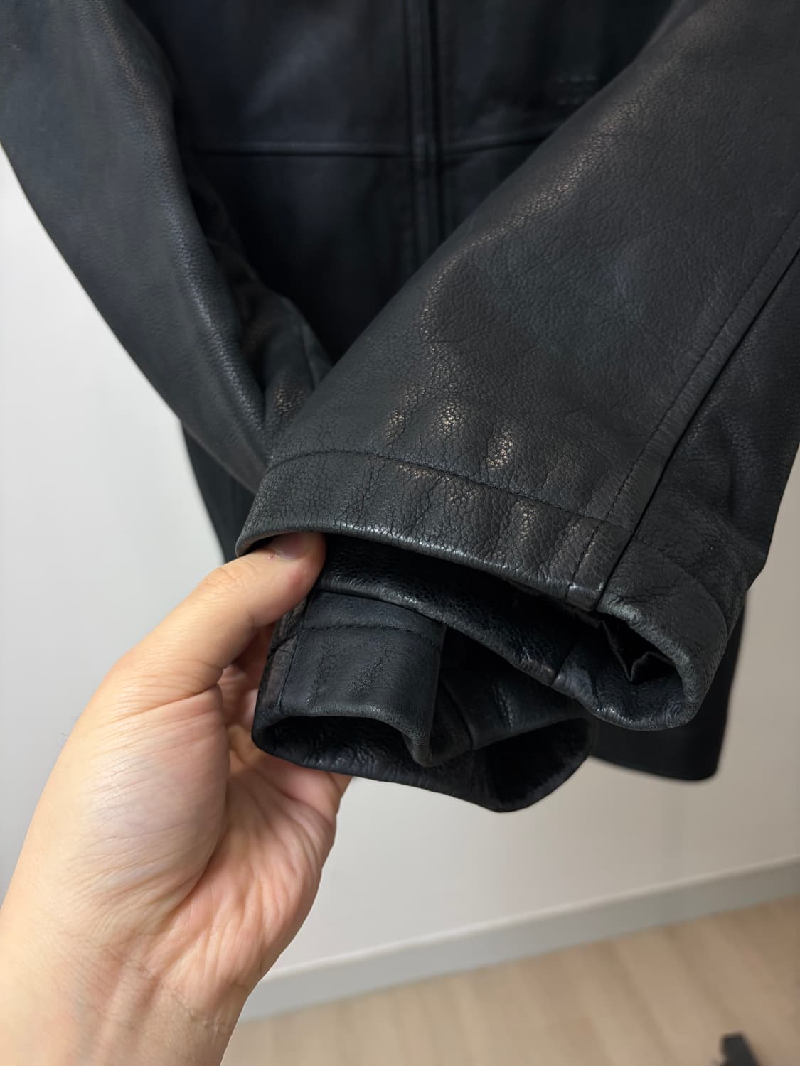 (100) 90s Lee 리 소가죽 라이더 가죽자켓 상품이미지8