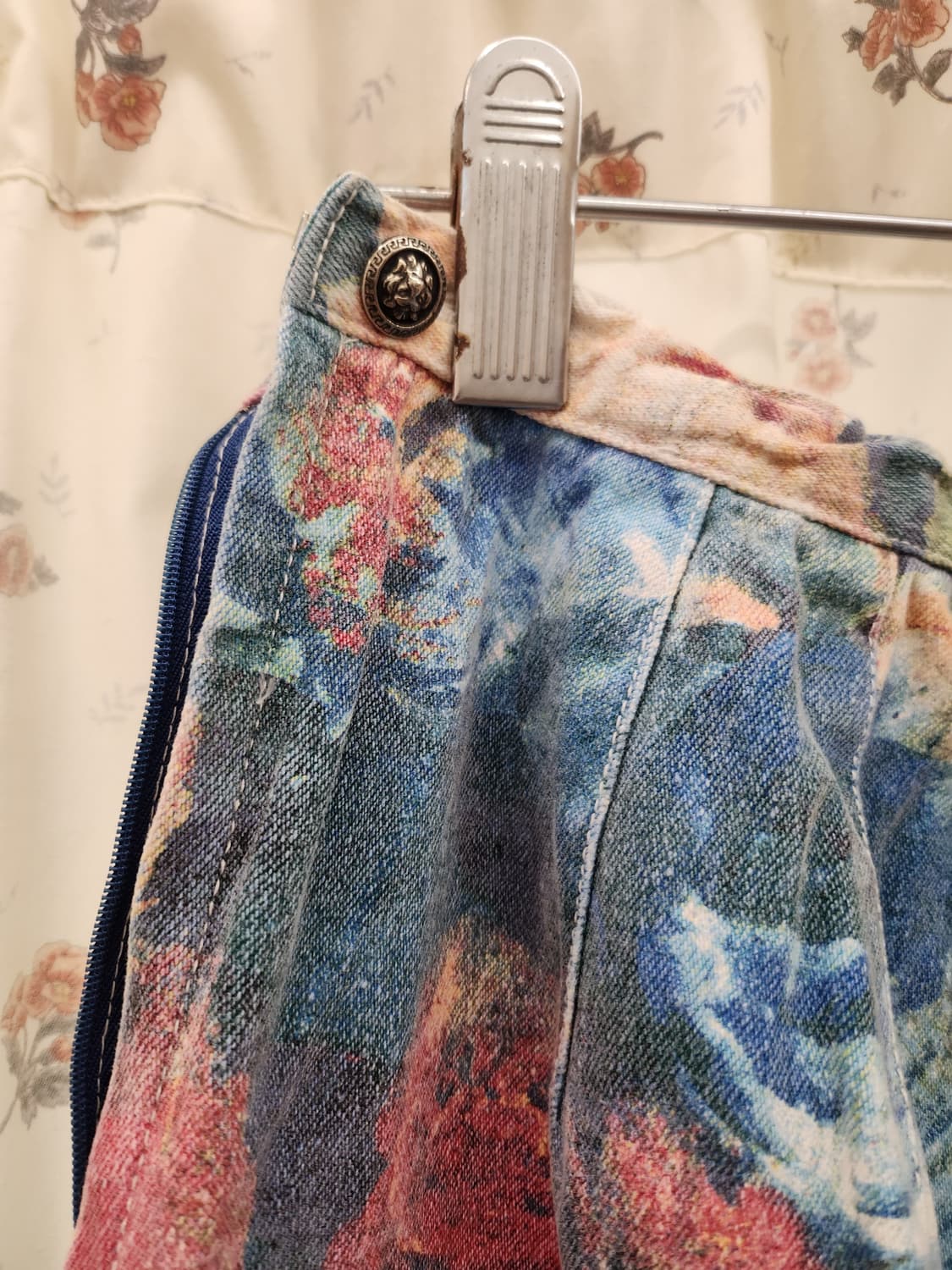 (지구샵) 수채화 데님스커트  상품이미지3