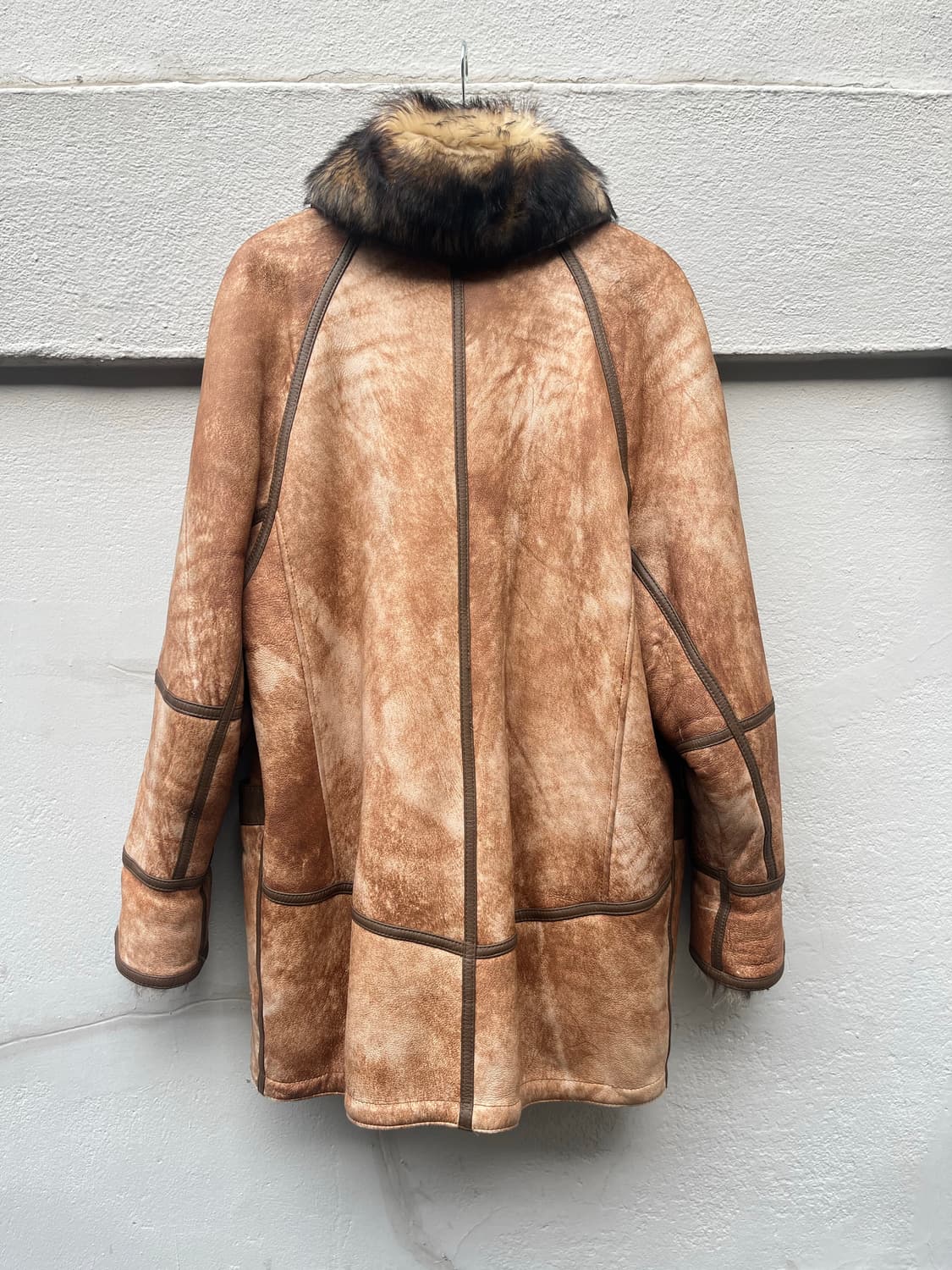 퍼 무스탕 코트 상품이미지3