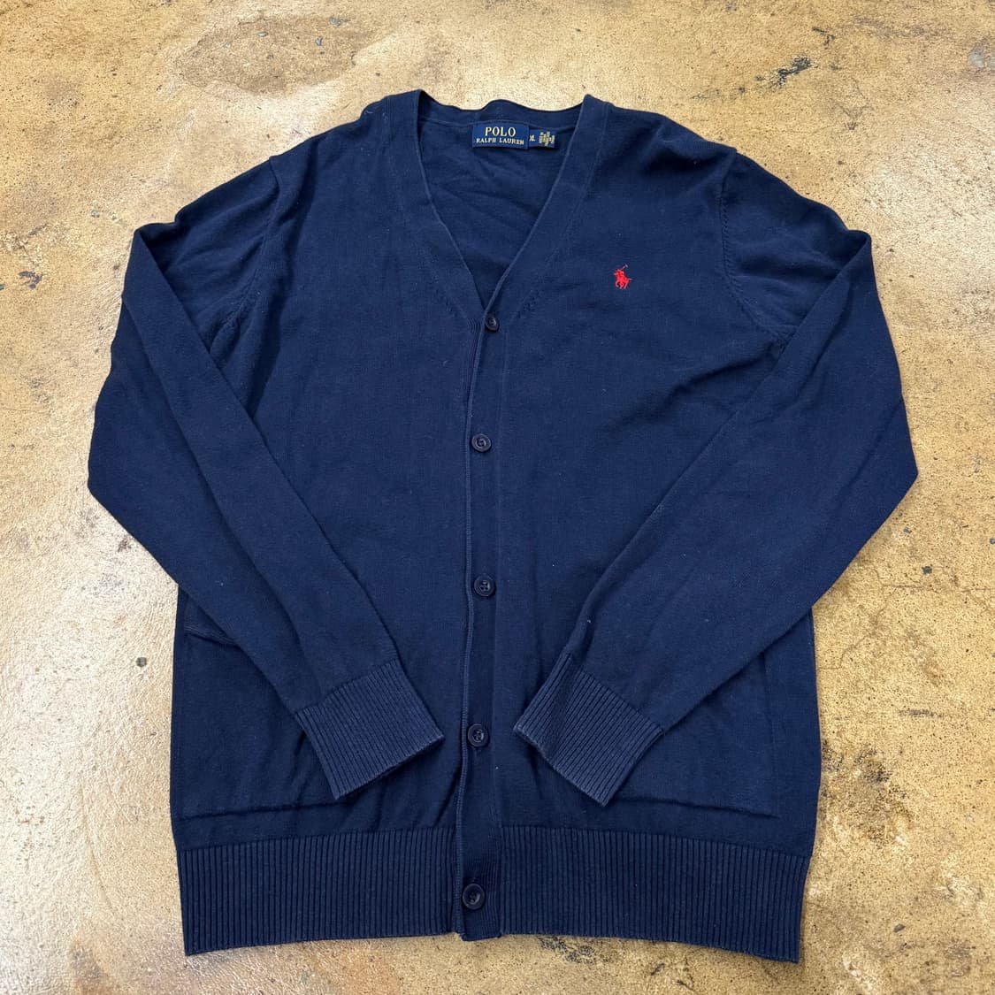 폴로 랄프로렌 네이비 브이넥 니트 가디건 상품이미지2
