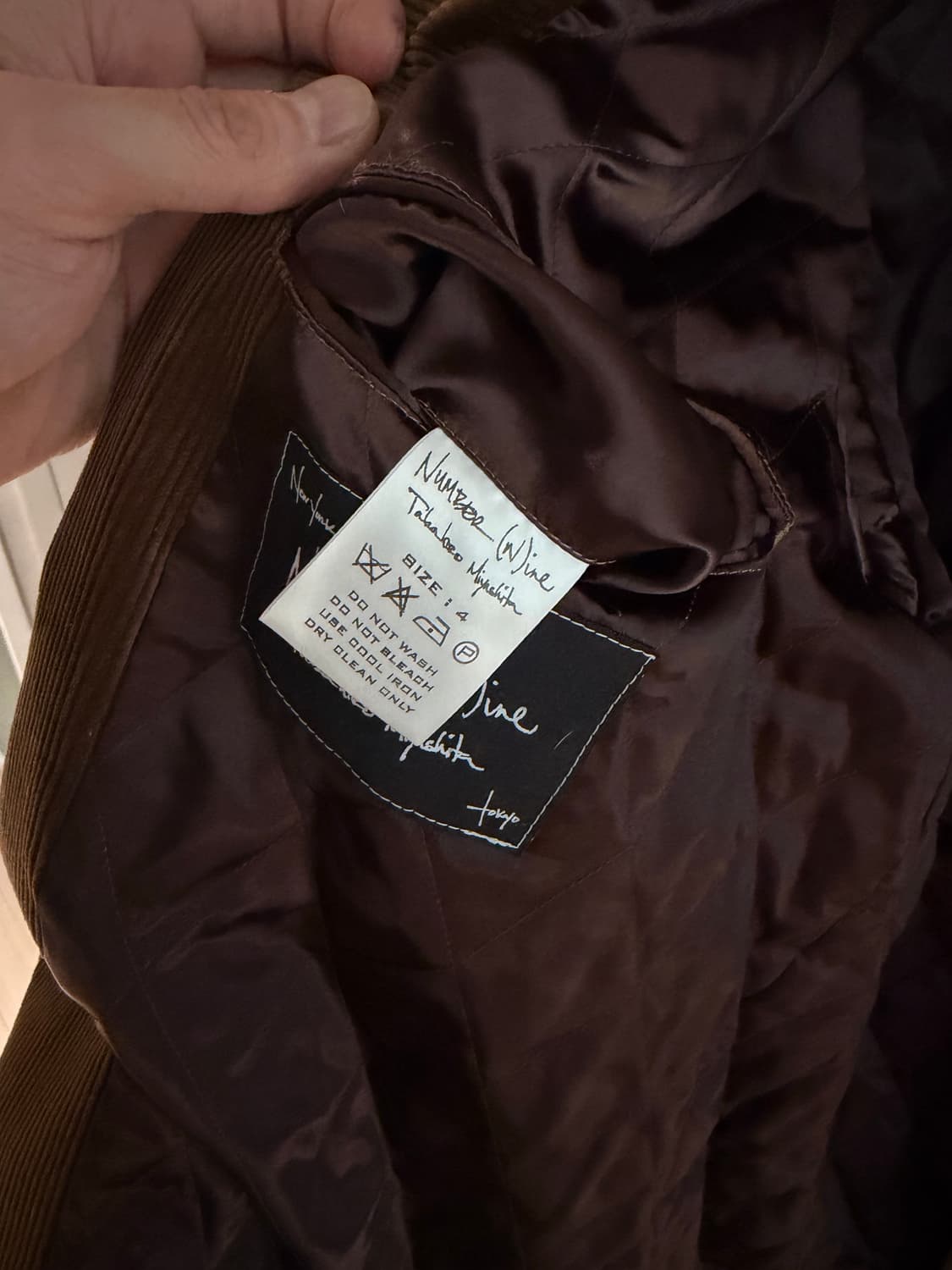 넘버나인 코듀로이 자켓 상품이미지5