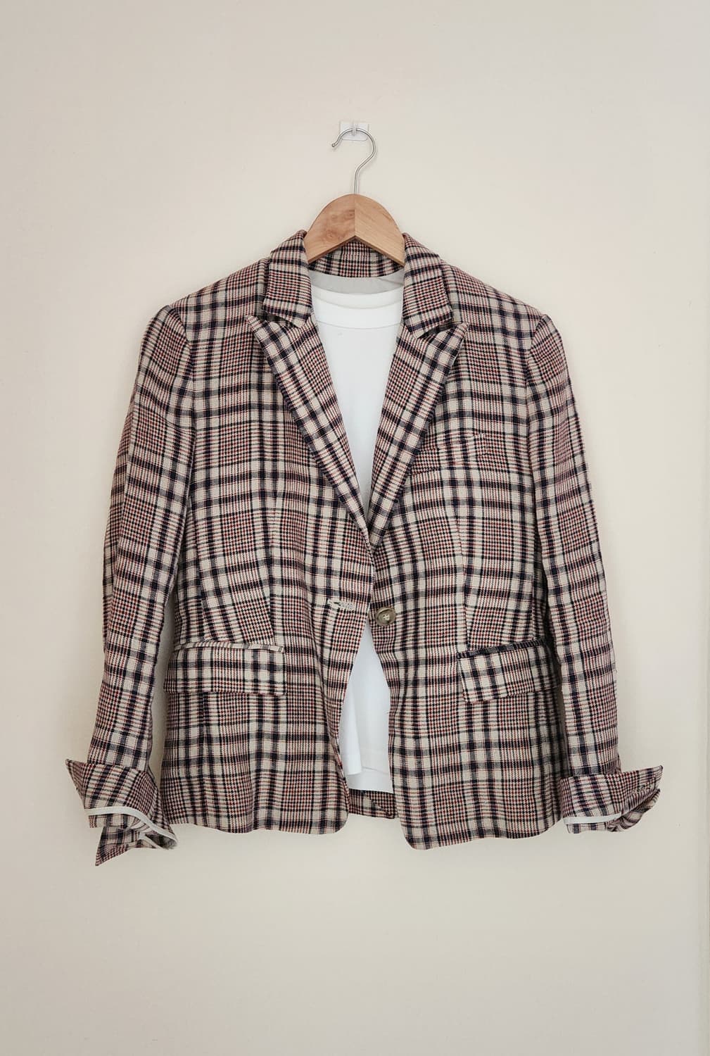 이자벨마랑 체크 린넨 블레이저 (34) 상품이미지1