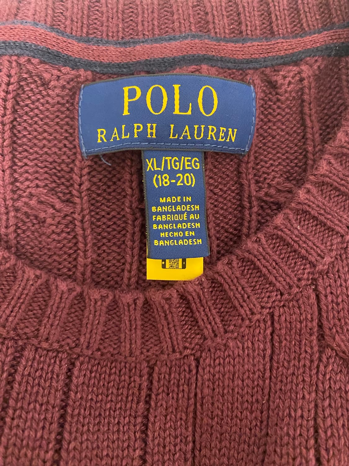 폴로 꽈베기 니트  상품이미지3