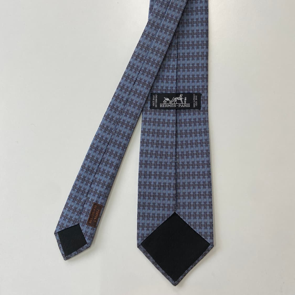 에르메스(HERMES) H모노그램 명품 정품 넥타이 상품이미지2
