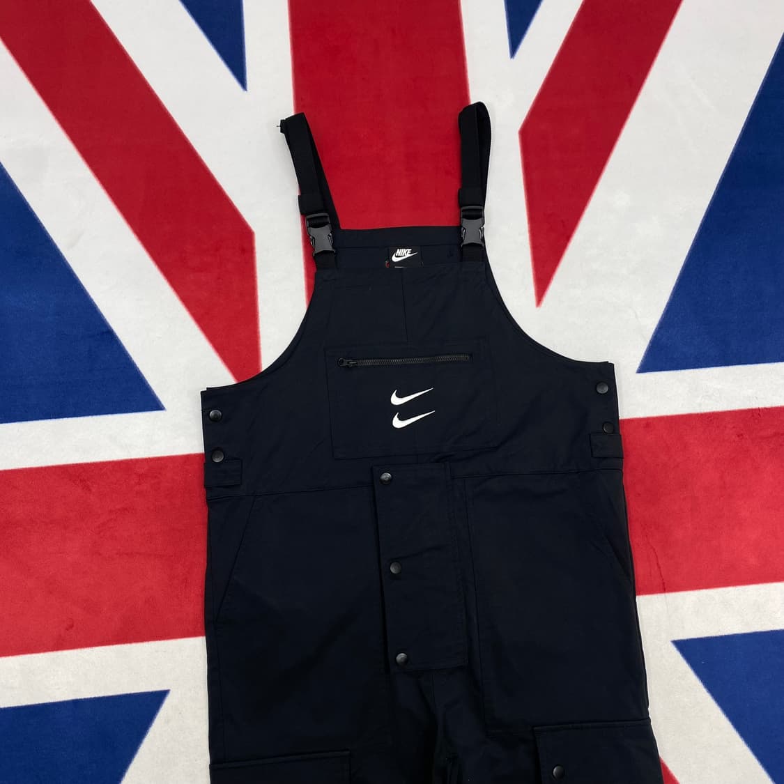 나이키 더블 스우시 오버롤 멜빵바지 L  상품이미지2