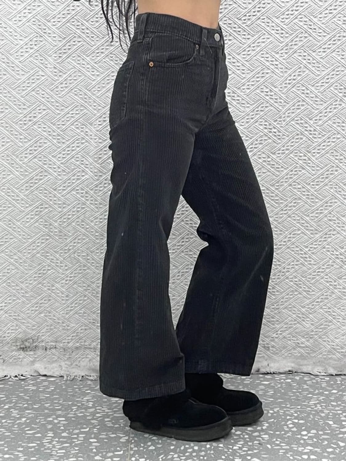 리바이스 캐주얼 시크 하이웨스트 코듀로이 코튼팬츠 25인치 C09640 상품이미지2