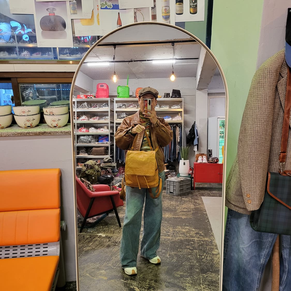 몽삭 레더 백팩 상품이미지2