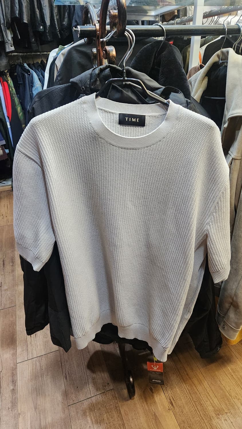 타임 남성 반팔 니트 100 상품이미지1