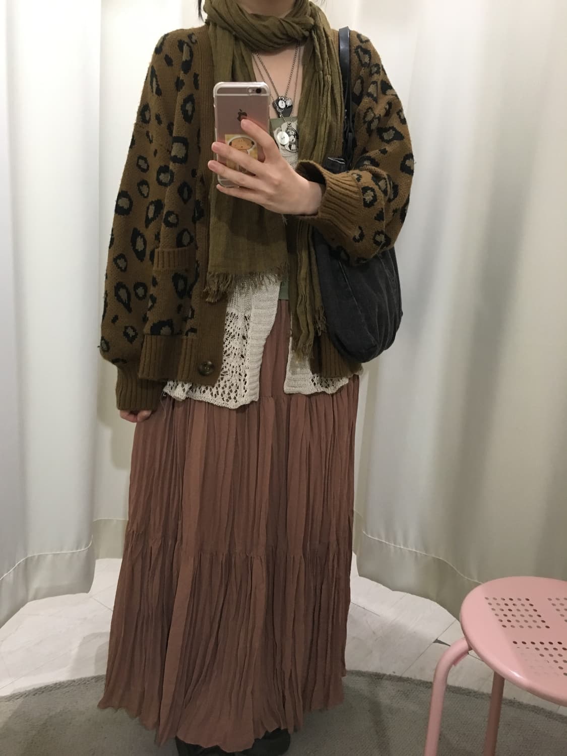 Cozy Leopard Pocket Cardigan 상품이미지6
