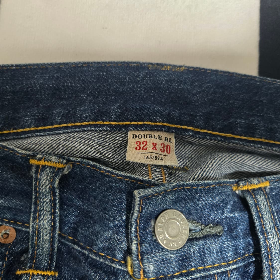 32x28 RRL 더블알엘 슬림핏 재팬 셀비지 데님 상품이미지2