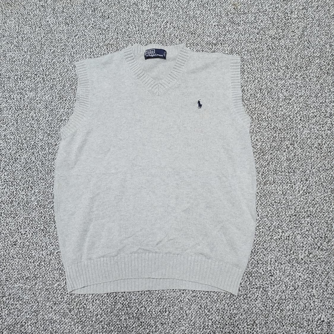 [M] 폴로 랄프로렌 브이넥 니트 조끼 회색 (2855) 상품이미지1