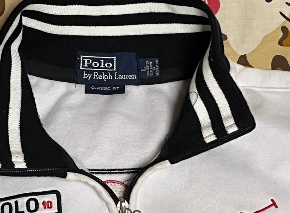 ✨유일매물✨ 폴로 빅포니 재팬 화이트 져지 상품이미지4