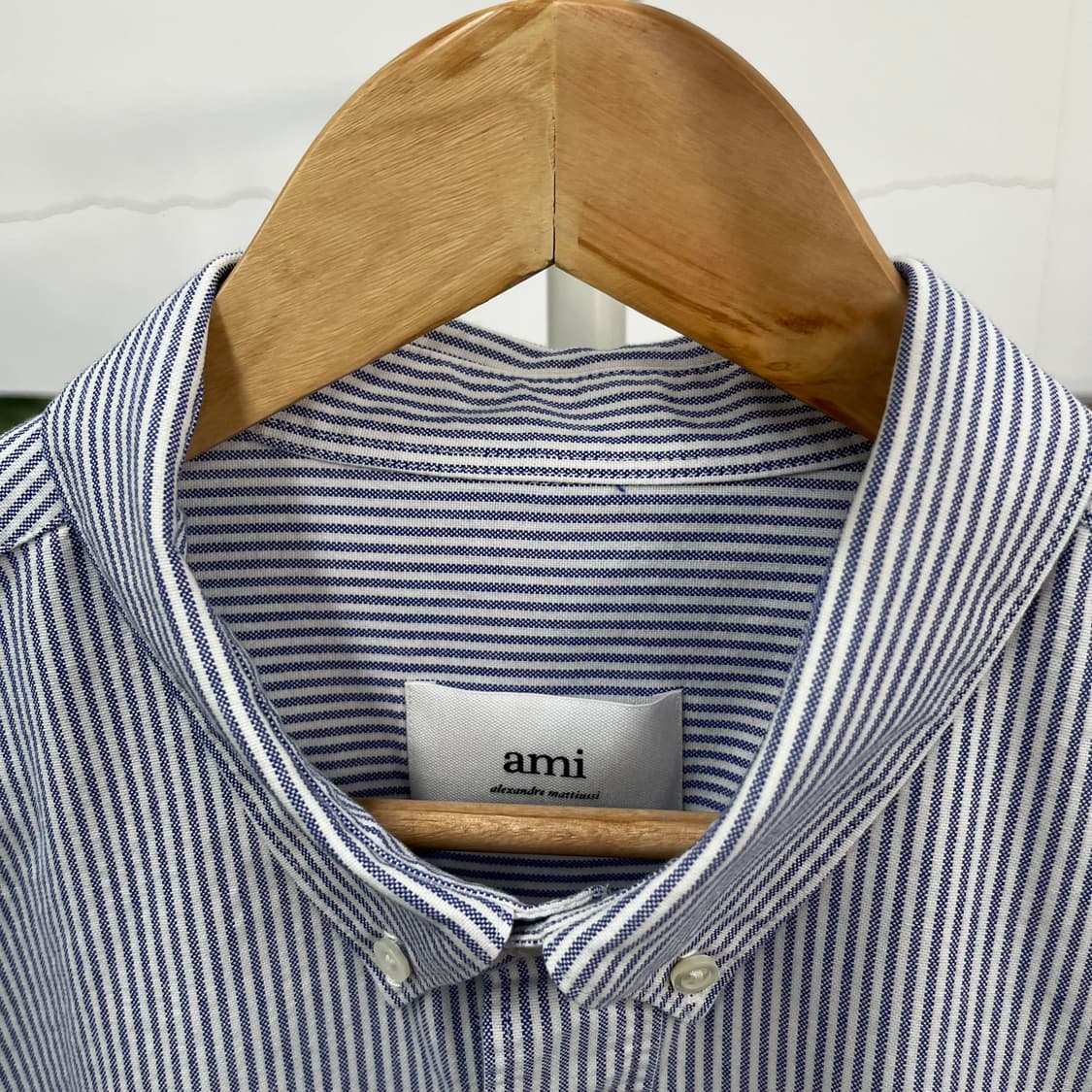 아미 스트라이프 버튼다운 옥스포드 셔츠 43 상품이미지4