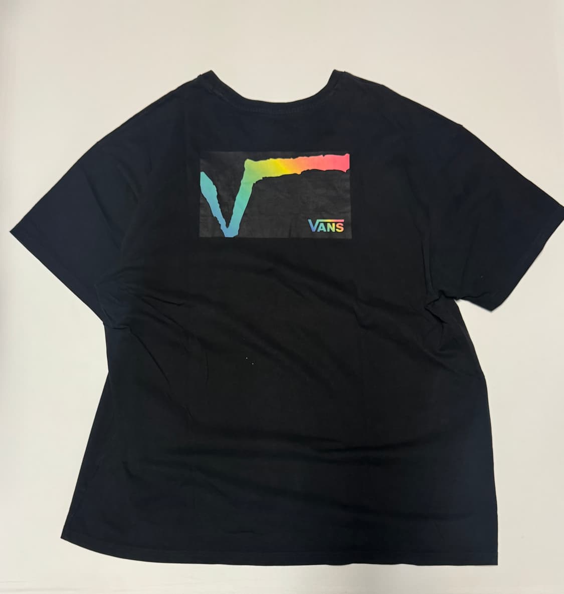 반스 Vans 뒷프린팅 오버핏 반팔 티셔츠 블랙 XL ~ 2XL 블랙 상품이미지1