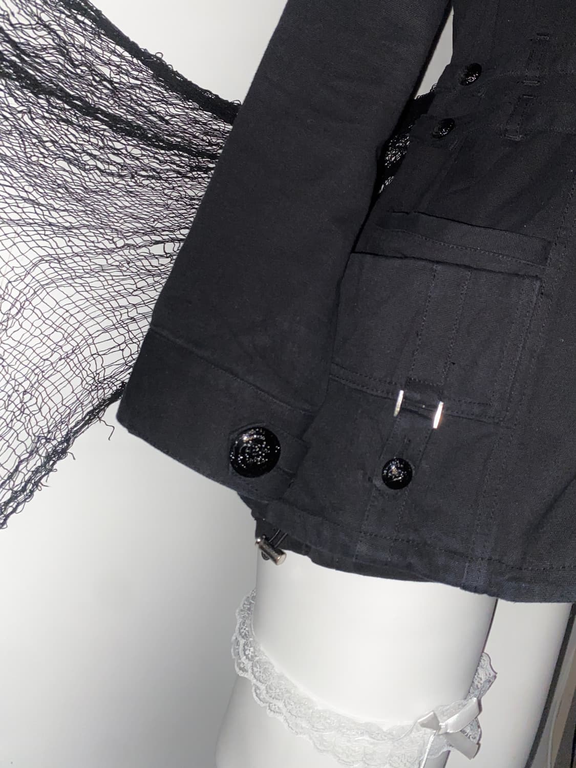 ꒰ঌ BACKS 00‘s 하이넥 집업 자켓 ໒꒱ 상품이미지5