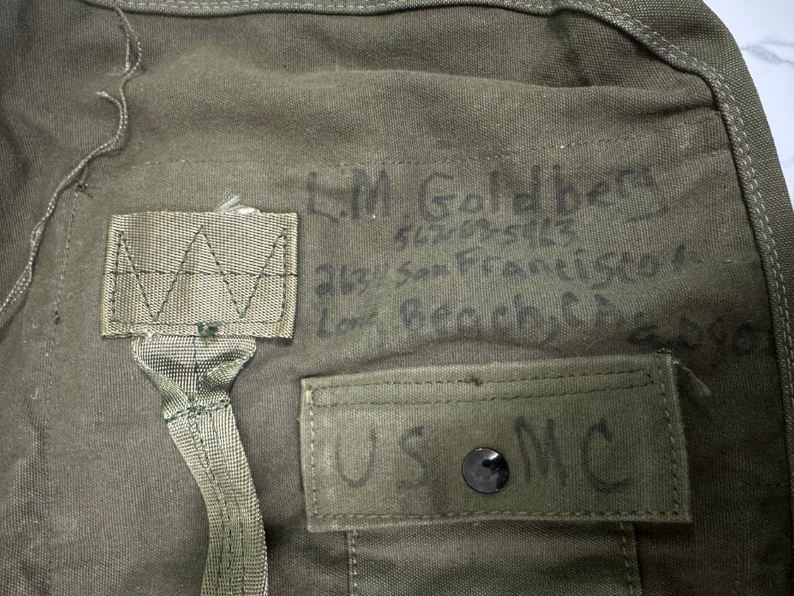 이레귤러 카키색 빈티지 크로스백 상품이미지3