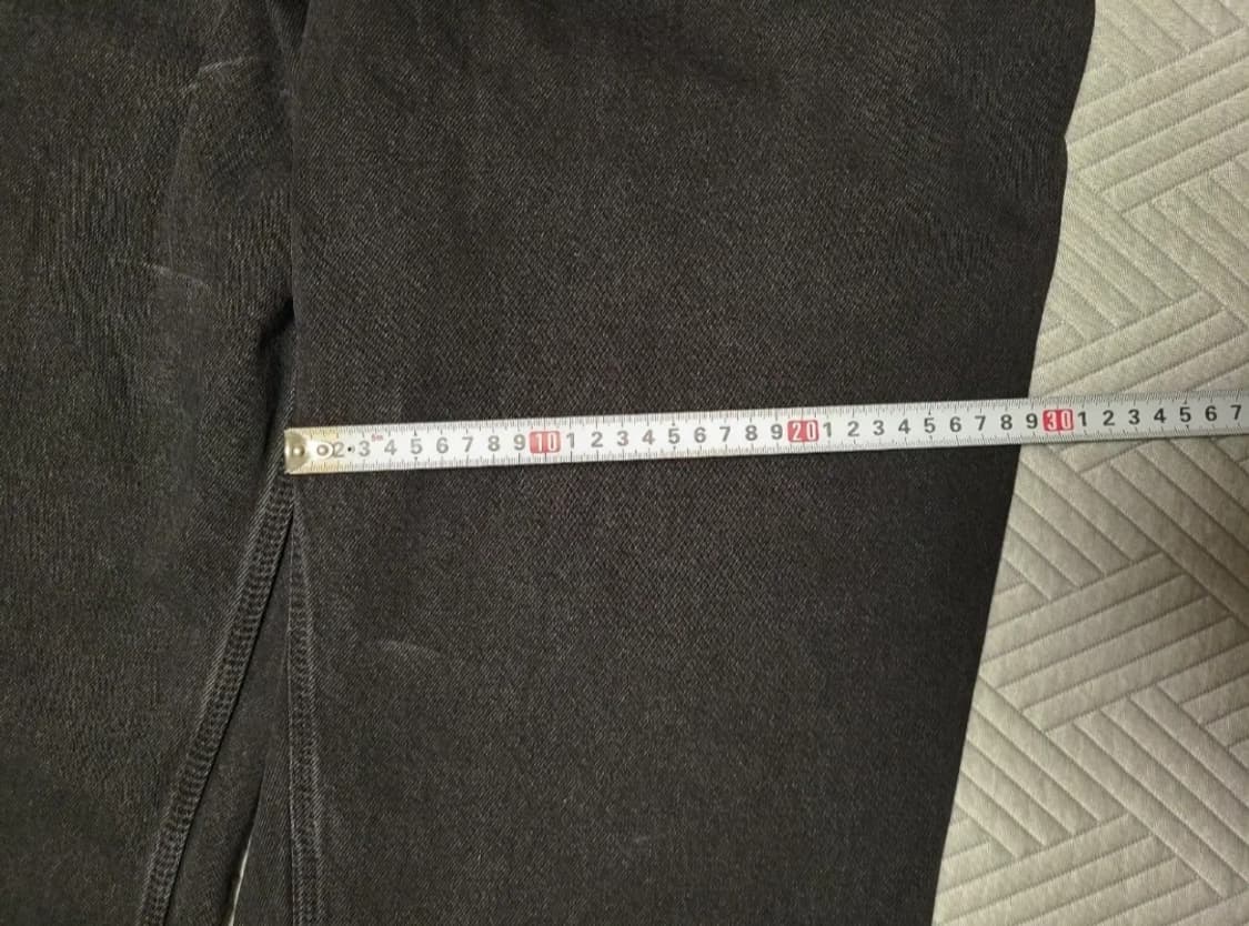 칼하트WIP 싱글 니 팬츠 스미스 블랙 스톤 워시드 W38 L32 상품이미지3