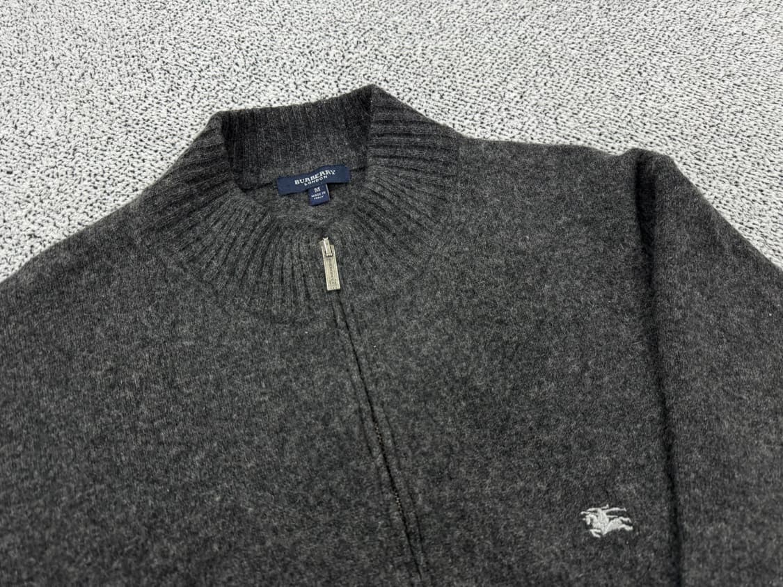 버버리 램스울 엘보우패치 집업 상품이미지4