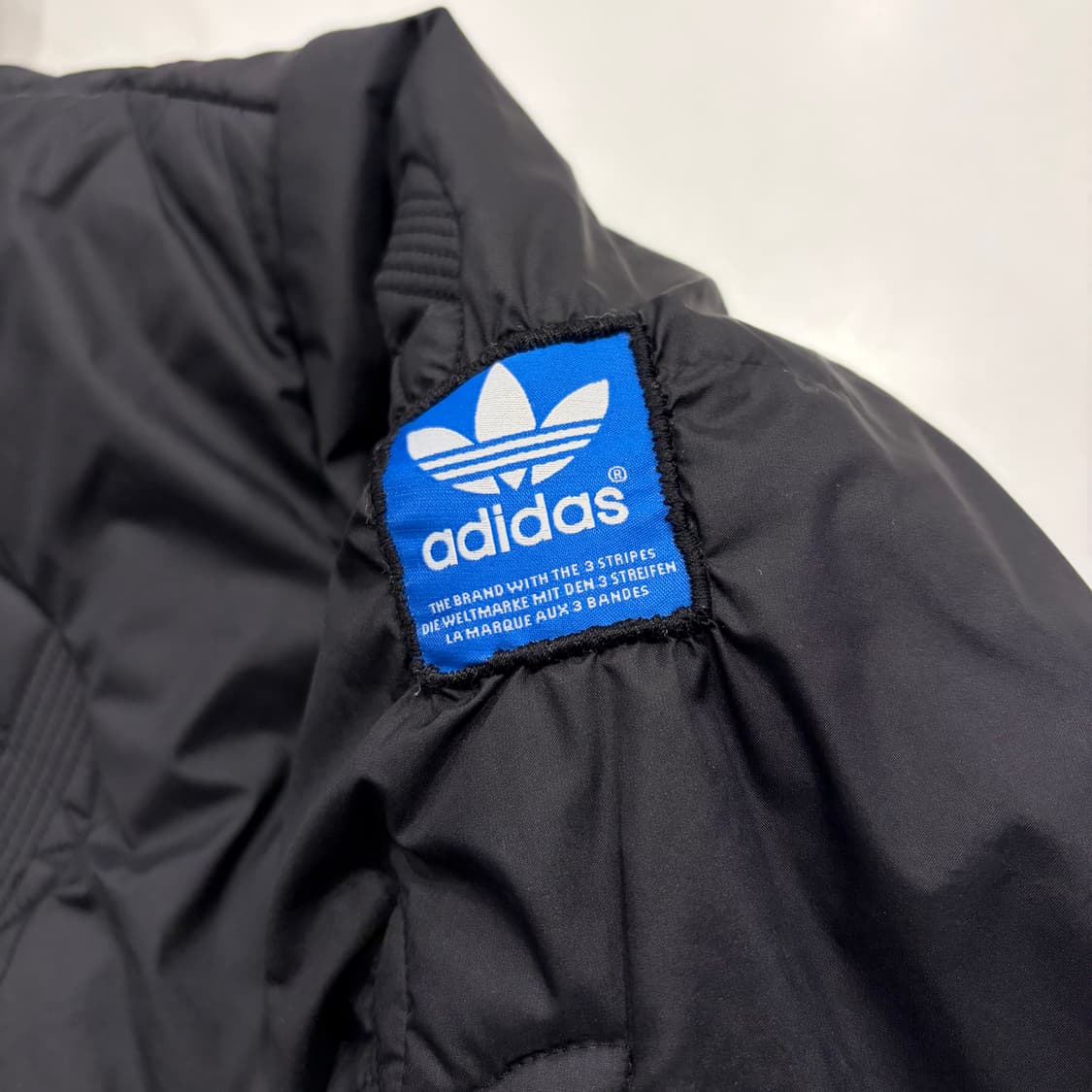 [XL] 아디다스 트레포일 리피트 블랙 패딩 후드 자켓 B560 상품이미지4