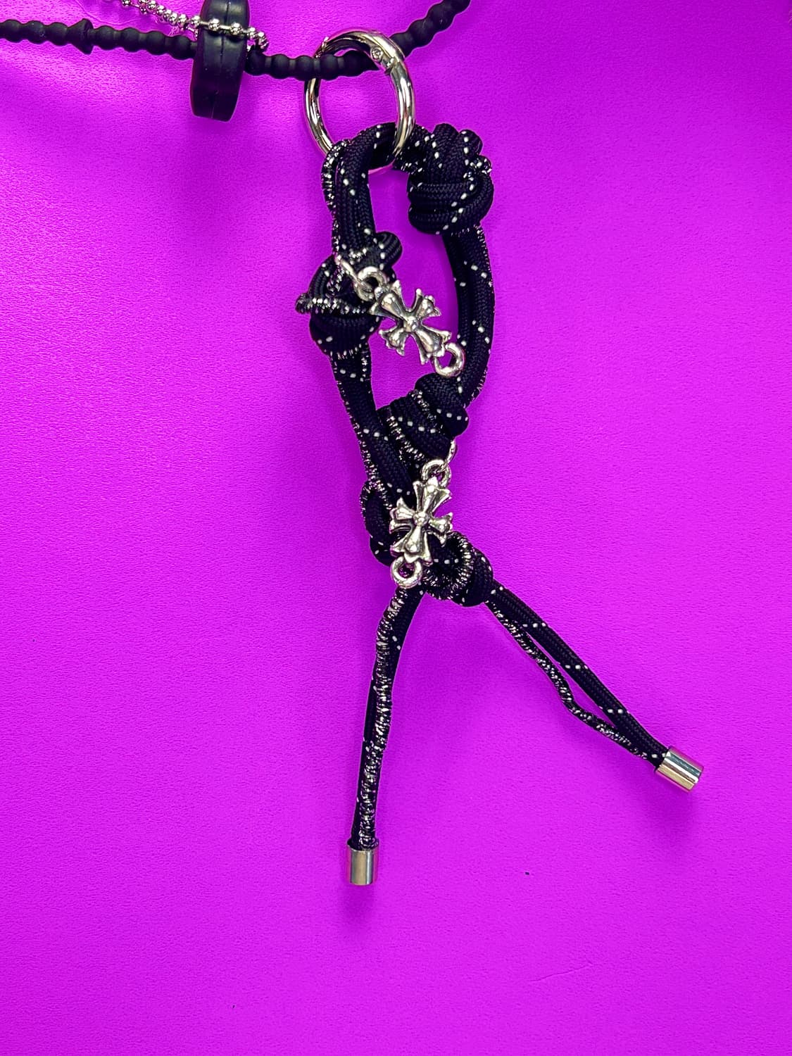 🖤블랙 크롬 하이틴 정품몬치치  커스텀키링 상품이미지5