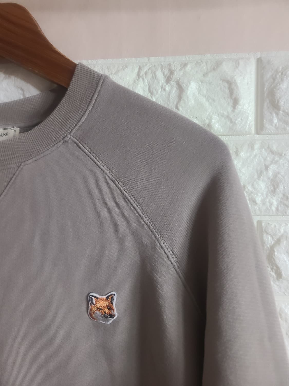 메종키츠네 폭스 헤드 맨투맨 M 상품이미지2