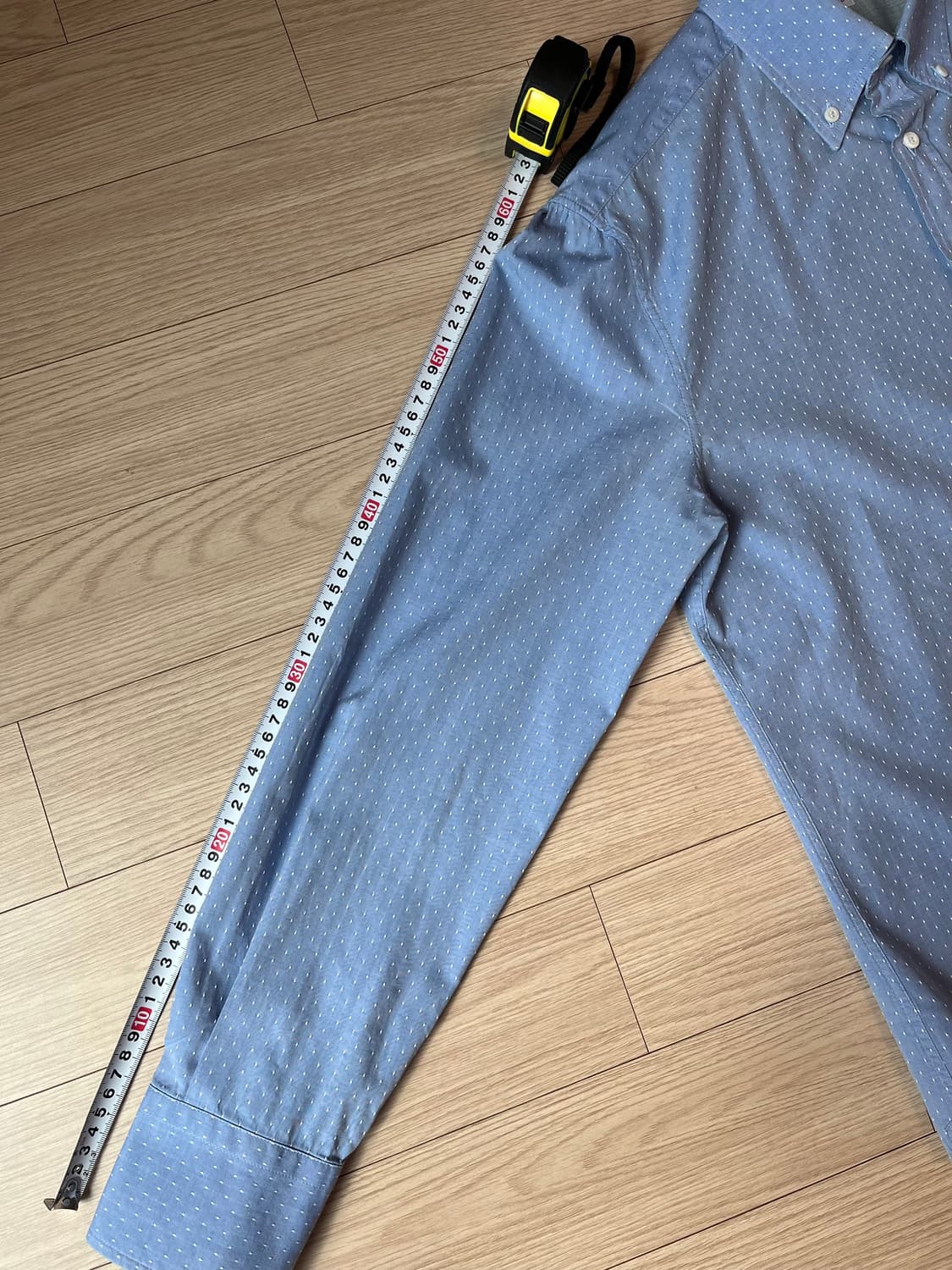 브루넬로 쿠치넬리 슬림핏 남방 하늘색 M 정품 상품이미지6