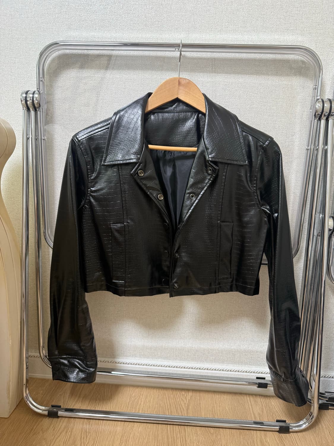 Bohemian Seoul 보헤미안 서울 레더 크롭 자켓 상품이미지2