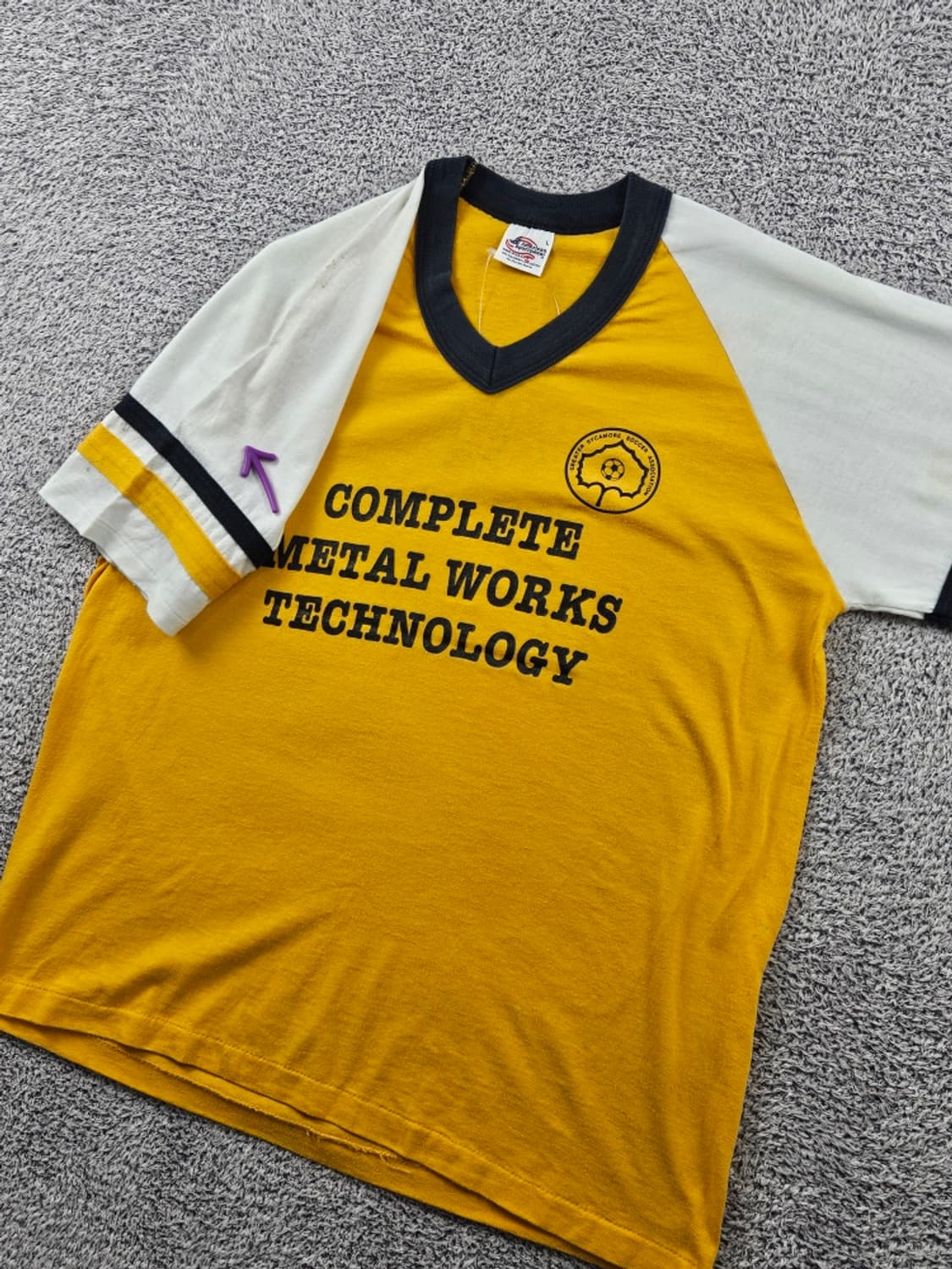 90's USA 아메리칸스포츠웨어 싱글스티치 반팔티셔츠 (L)/11361 상품이미지4