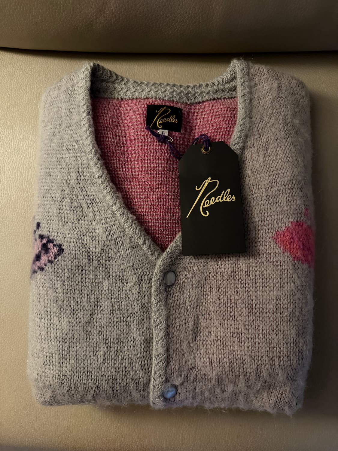 [L] 니들스 x studious 별주 모헤어 가디건 빠삐용 상품이미지3