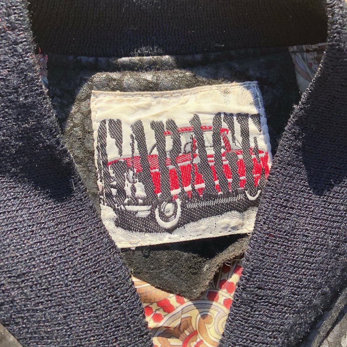 [L] 빈티지 뱀가죽 패턴 가죽 레더 자켓 상품이미지6