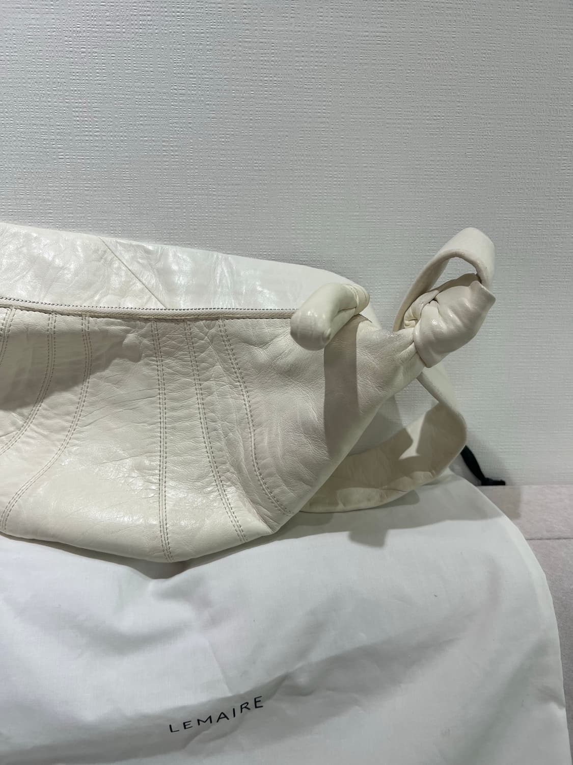 정품!르메르 크루아상 범백 스몰 화이트 상품이미지7