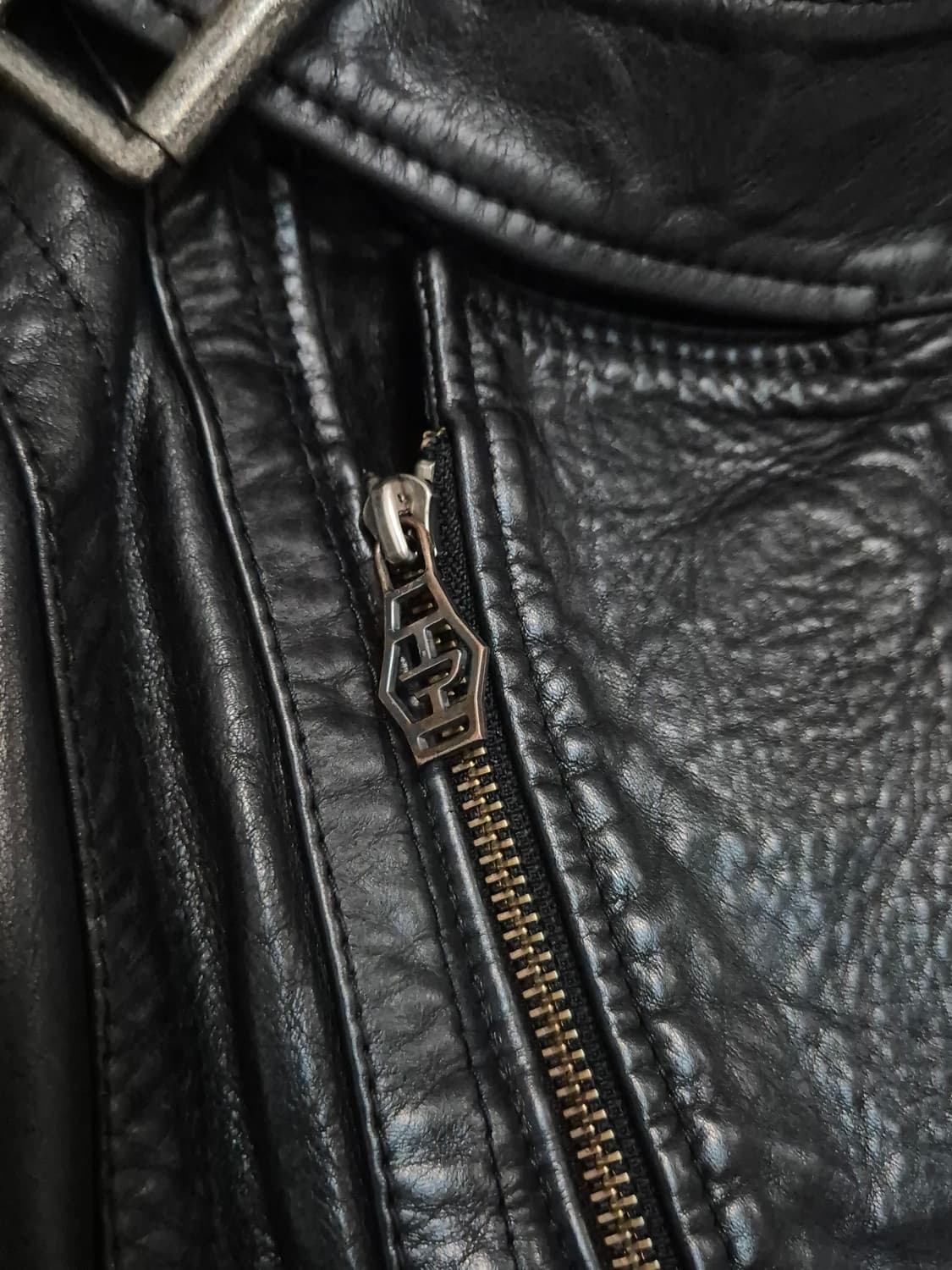 디젤 양가죽 라이더자켓*가죽전용세탁완료* 상품이미지4