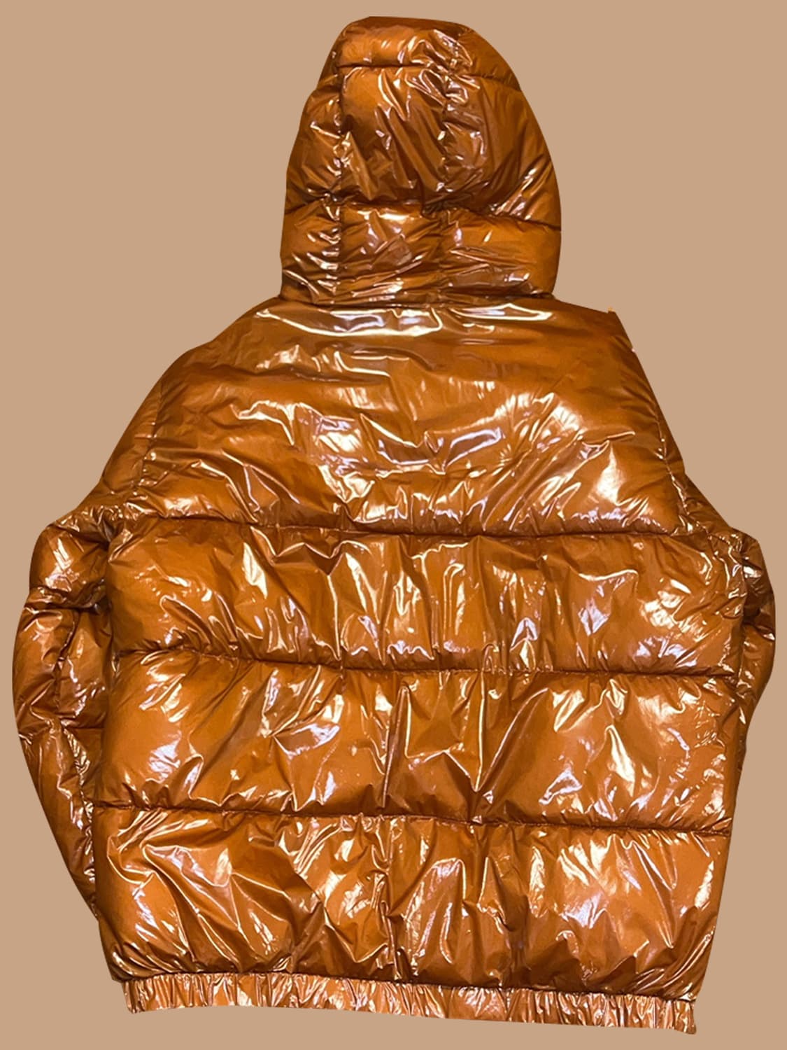 [남자L-XL]자라 다크 오렌지 유광 방수 패딩 상품이미지2