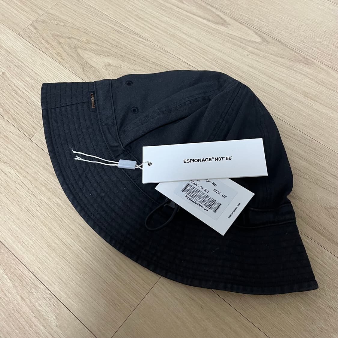 에스피오나지 블랙 버킷햇 상품이미지3