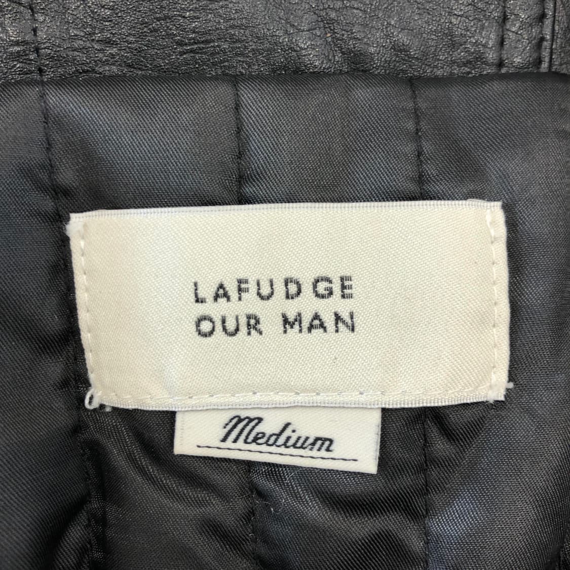 라퍼지스토어 버핑레더 투웨이 후드자켓 M 상품이미지5