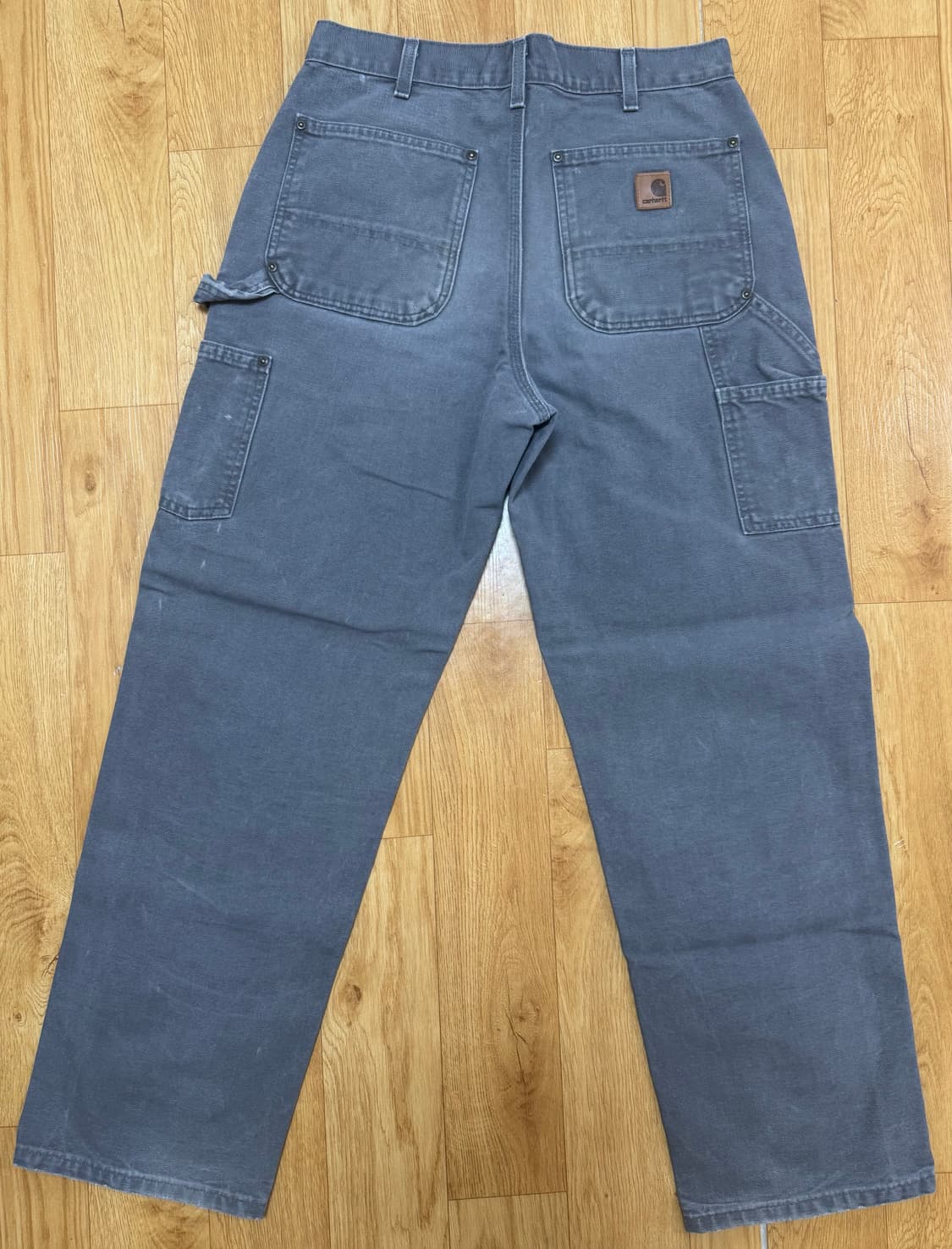 빈티지 칼하트 더블니 B136 그레이 GVL 32x32 상품이미지2