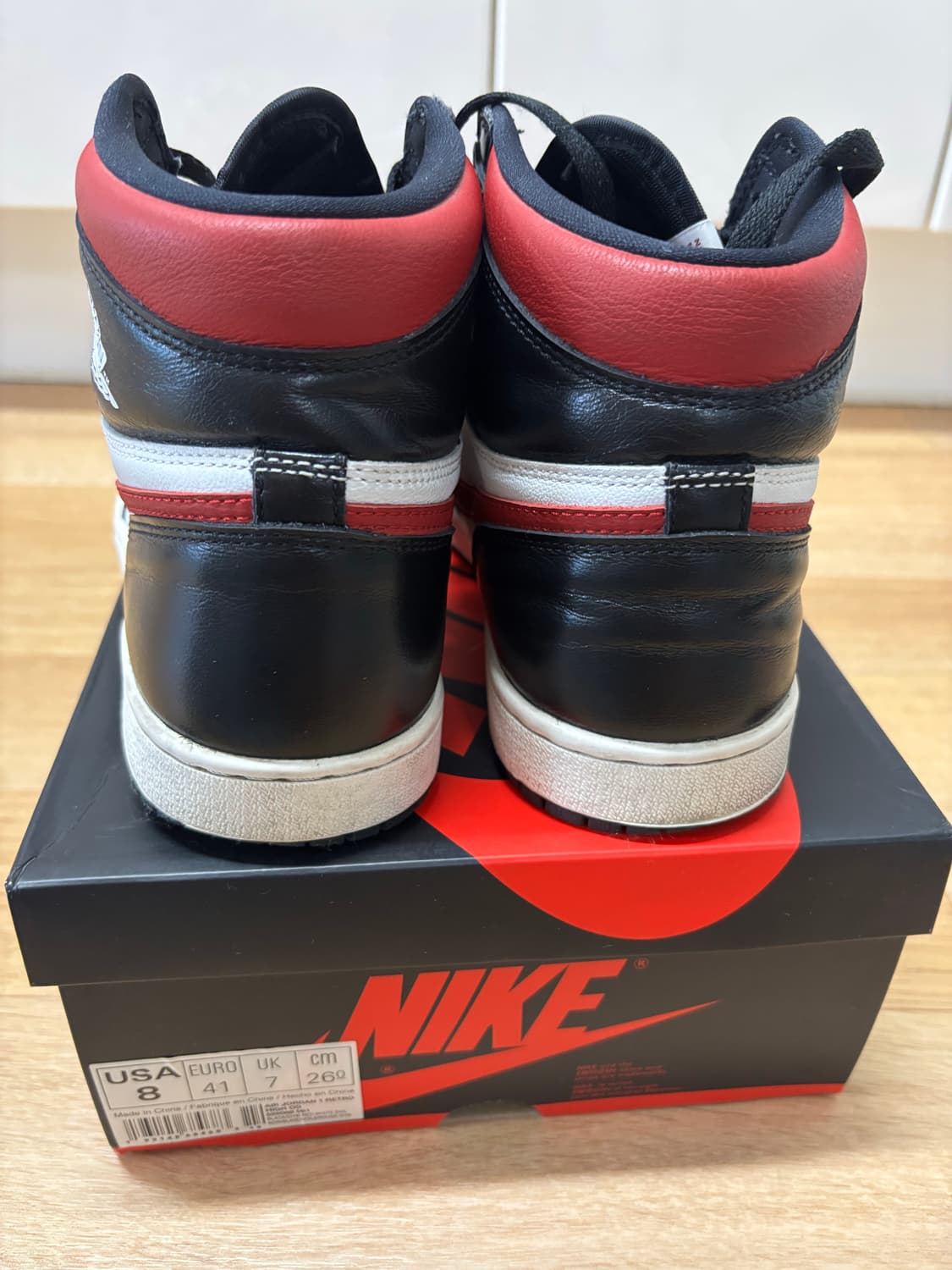 나이키 조던1 짐레드 260사이즈 판매합니다 상품이미지4