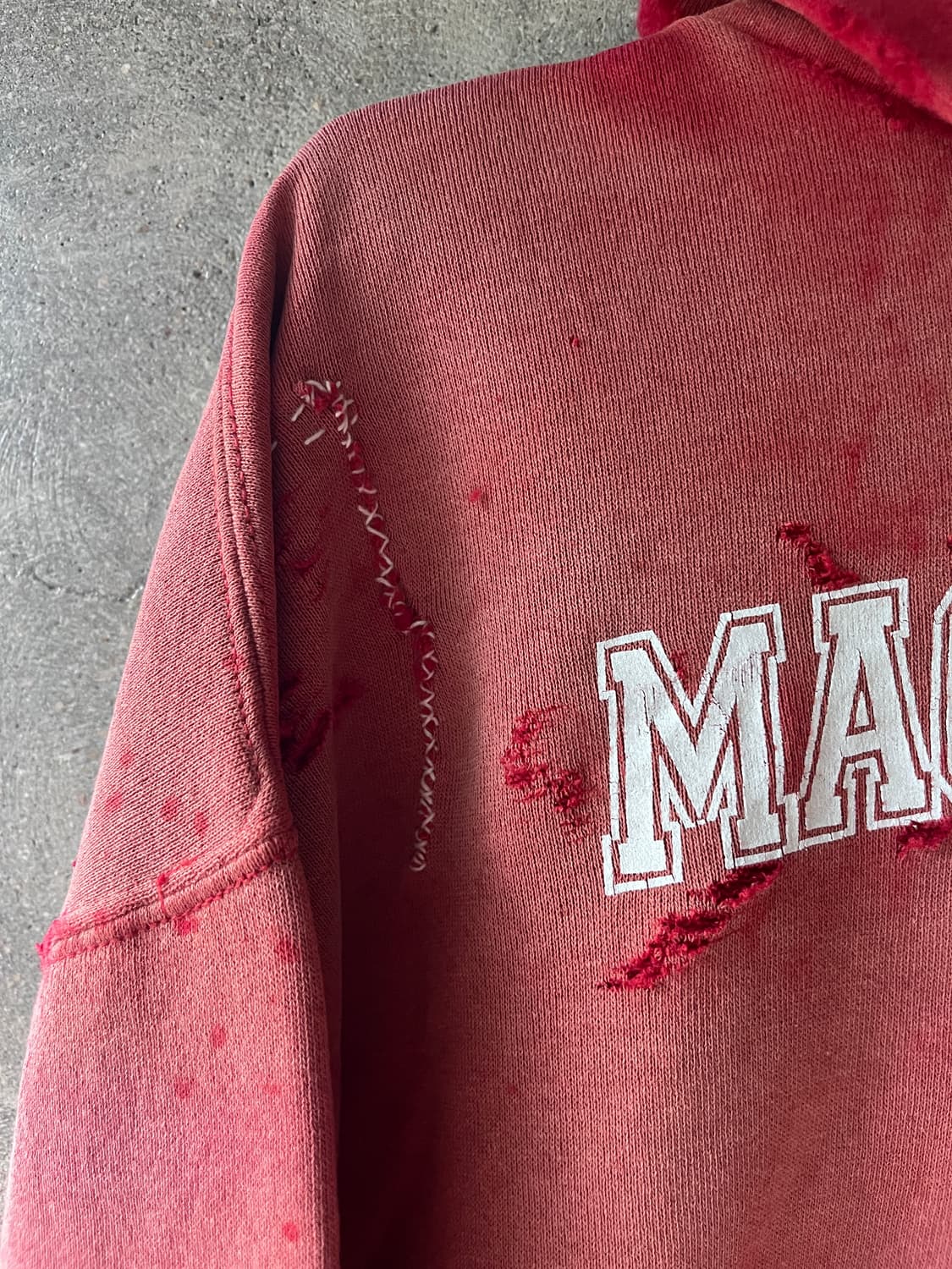 Russell Athletic Custom Distressed Hoodi 상품이미지4