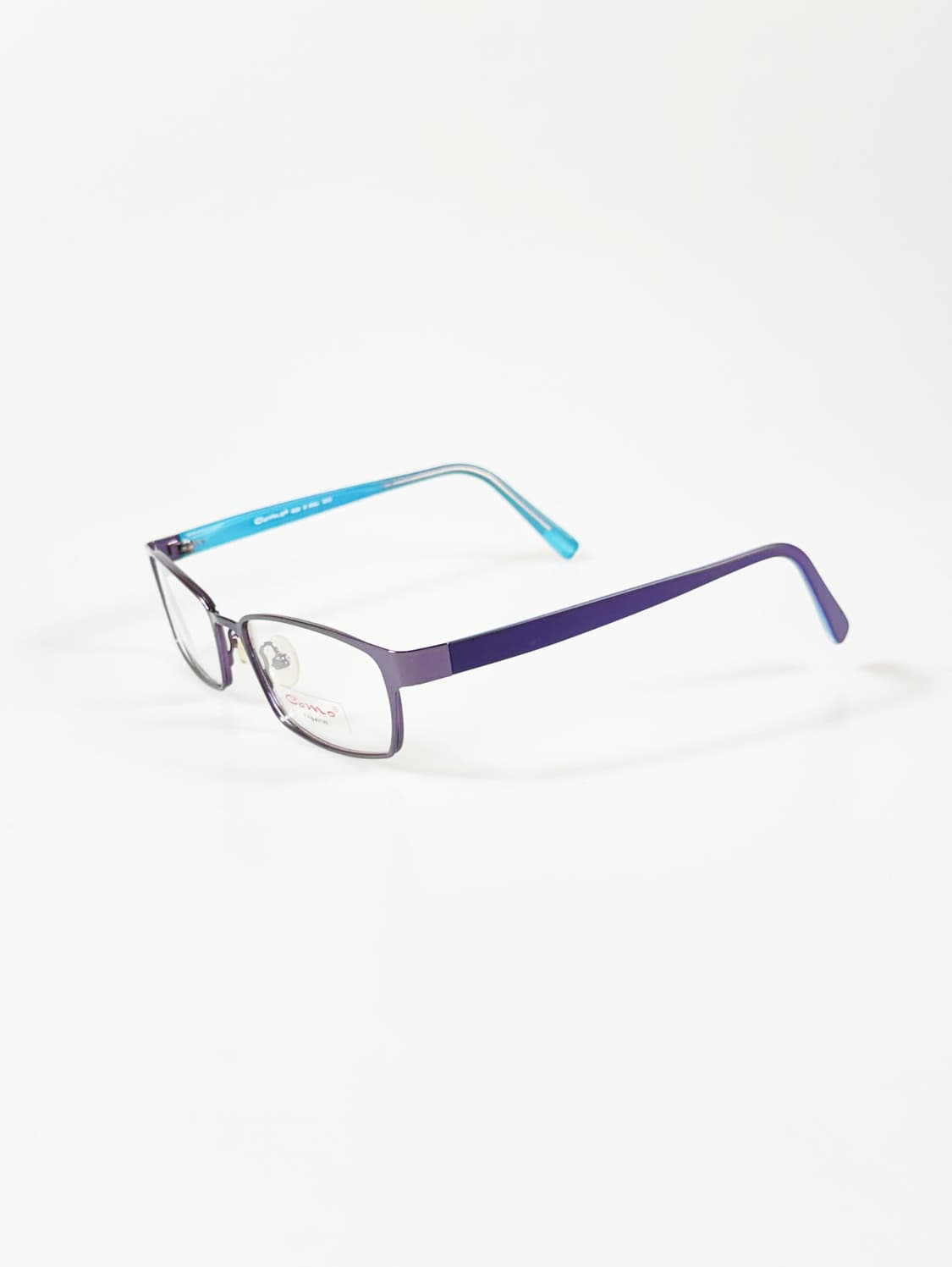 CAMO FASHION 슬림 스퀘어 메탈 프레임 빈티지 안경 상품이미지3