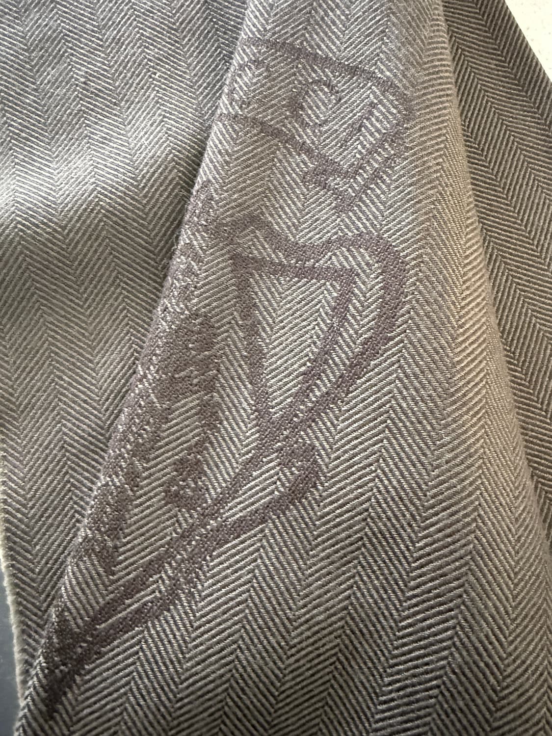 구찌 정품 GG 자카드 울 실크 머플러 상품이미지2