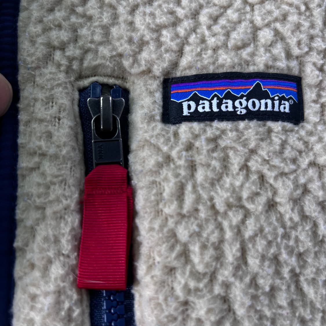 95 파타고니아 레트로 양털 플리스 조끼 집업 상품이미지3