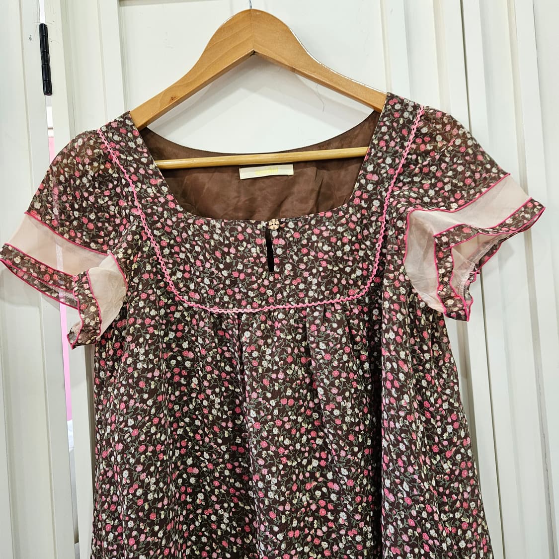 스나이델(snidel) 잔플라워 쉬폰 원피스 상품이미지2