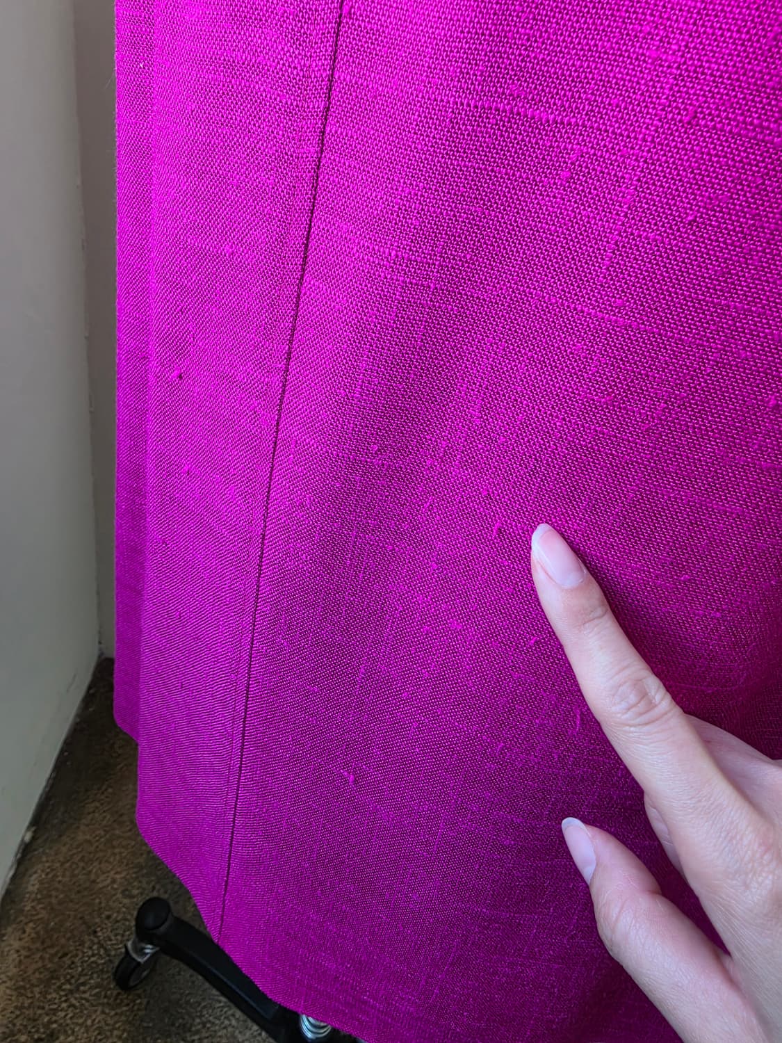 입생로랑 핫핑크 롱 스커트 셋업 상품이미지7