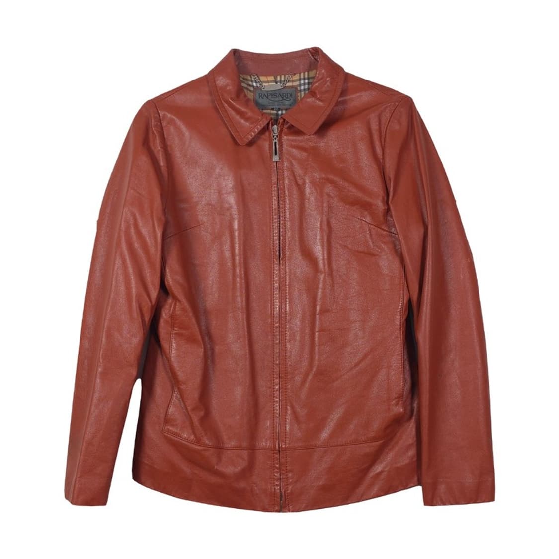 RAPISARDI 이태리 천연 양가죽 체크라이닝 자켓 66 상품이미지1