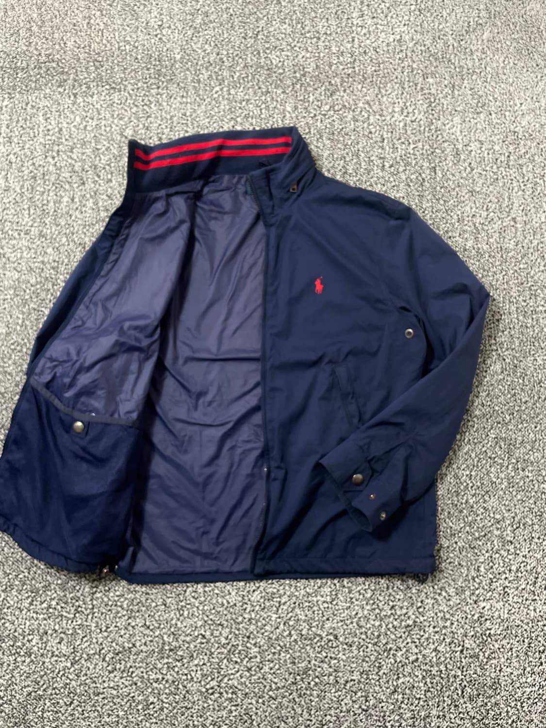 빈티지9. 폴로랄프로렌 바람막이 점퍼 바스락 자켓 네이비 상품이미지3