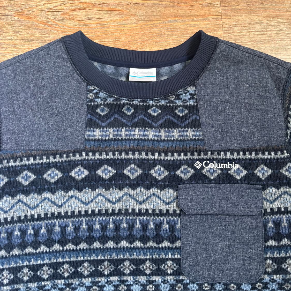 컬럼비아 XL 플리스 티셔츠 새제품급 밀리터리 포켓 아웃도어 상품이미지2