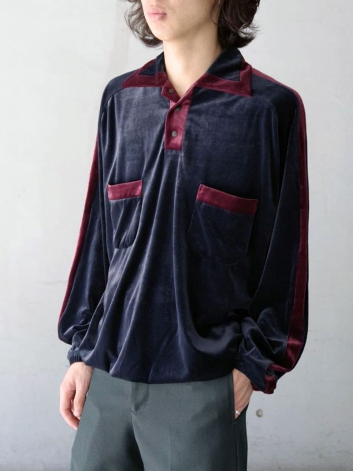 사스콰치패브릭스 Sasquatchfabrix. Velour Shirt 상품이미지3