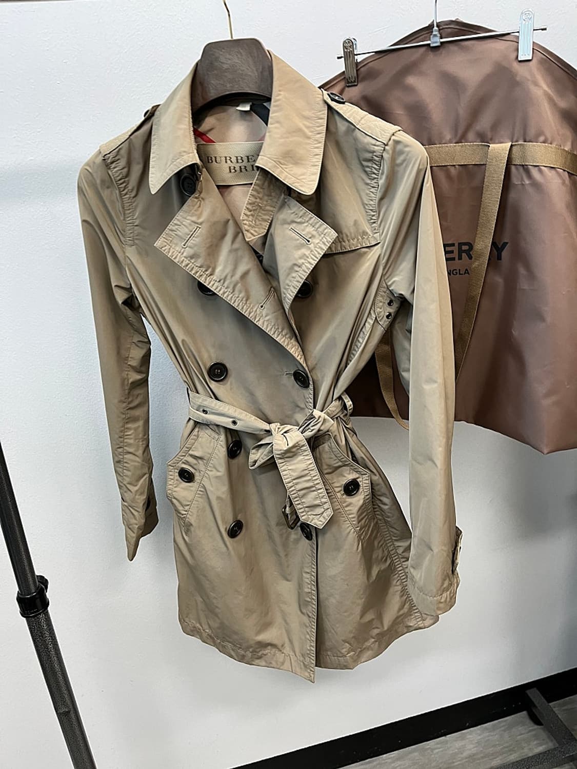 여) 버버리 폴리 봄 트렌치코트  상품이미지4