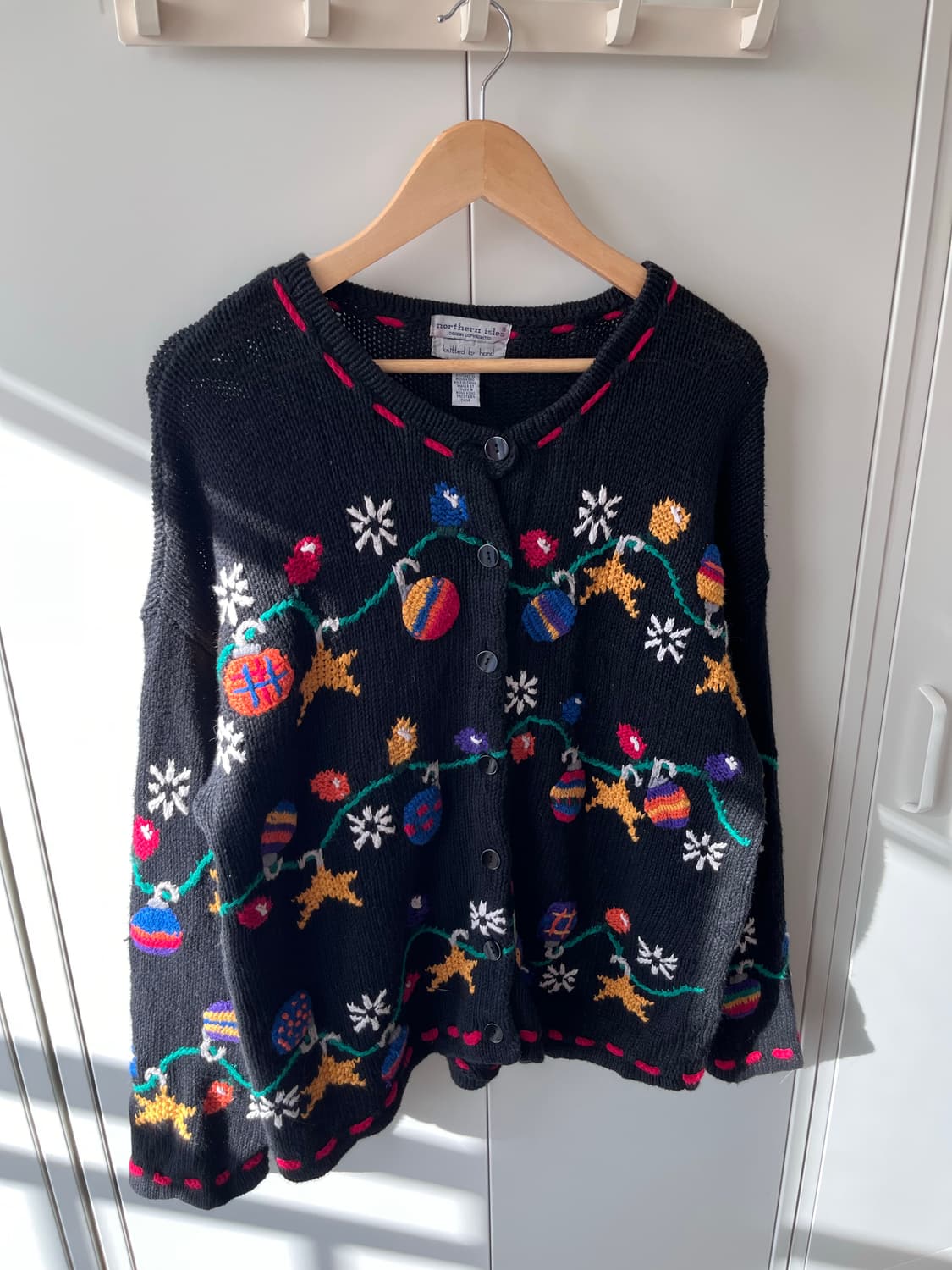 Northern isles 프리미엄 크리스마스 니트 가디건 상품이미지6